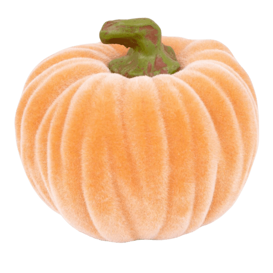 3" Velvet Pumpkin Orange