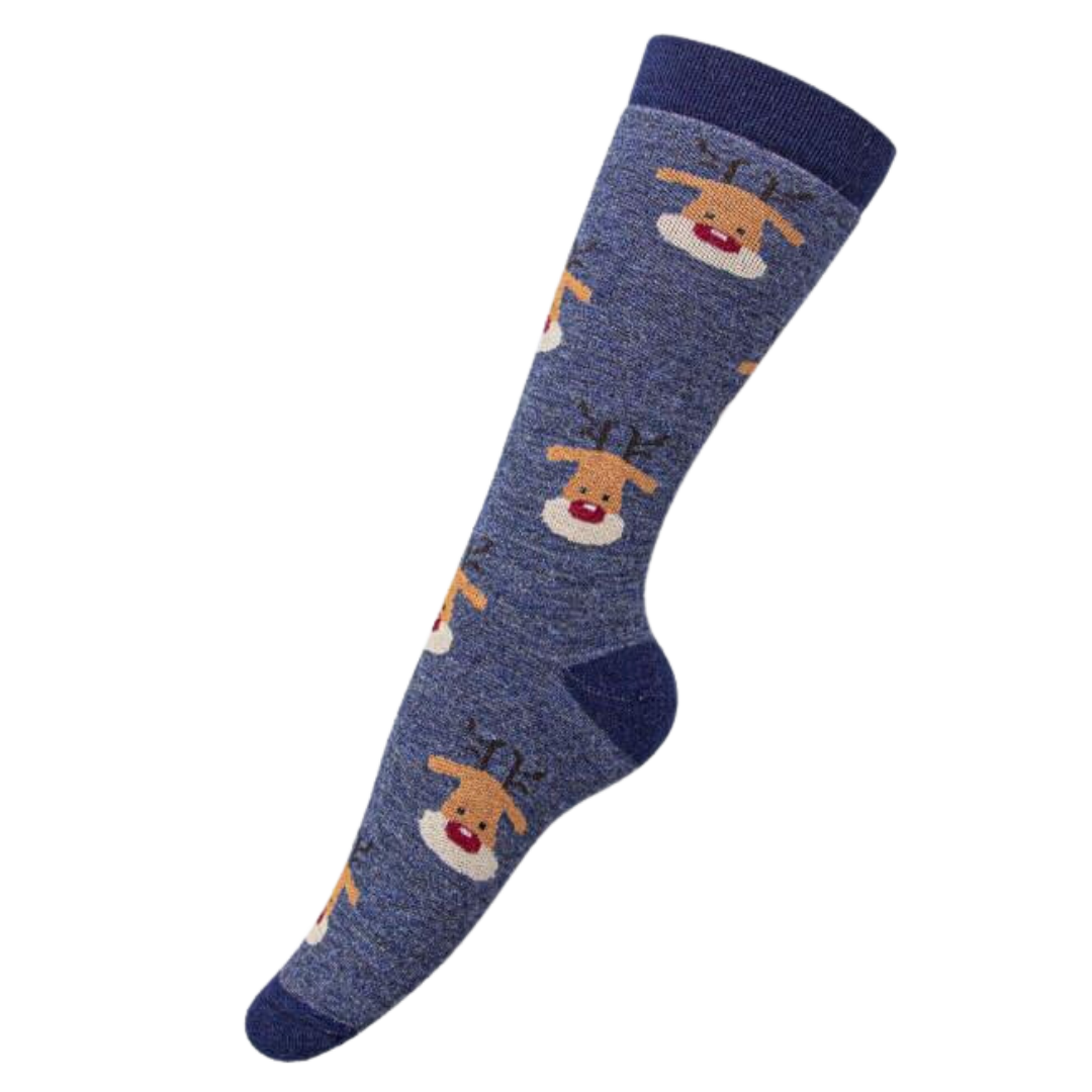 Reindeer Crew Alpaca Socks