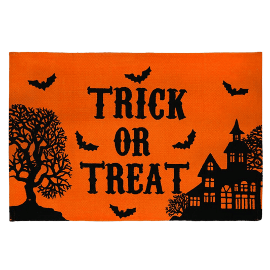 Trick or Treat Dhurrie Mat