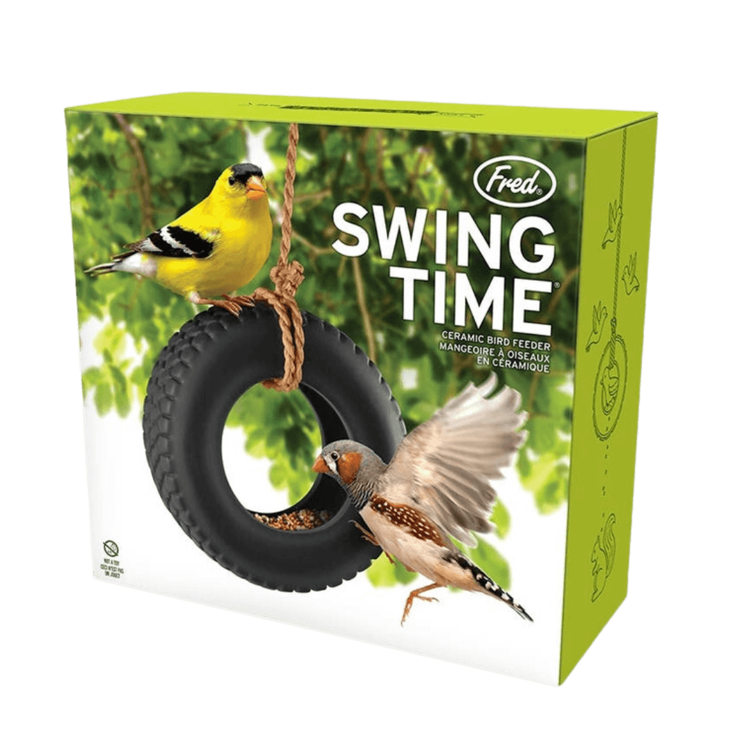 Swing Time Tire Swing Bird Feeder