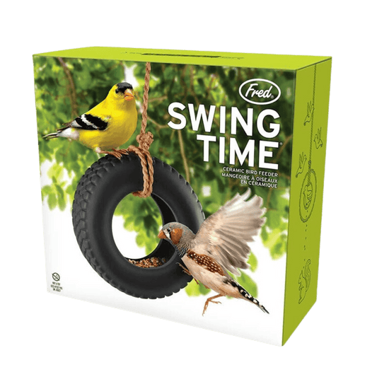 Swing Time Tire Swing Bird Feeder