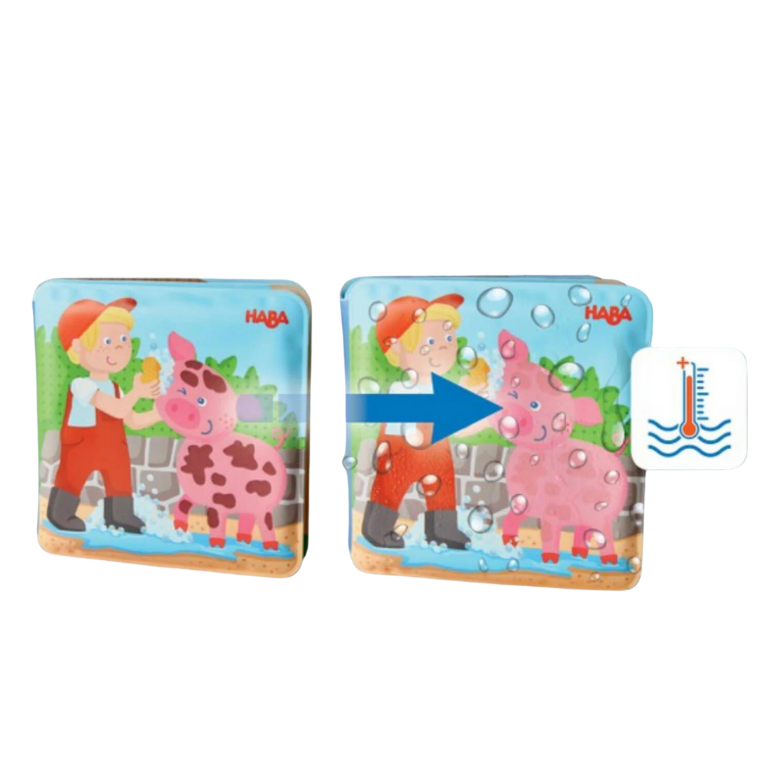 Farm Animal Magic Color Changing Wash Away Bath Book
