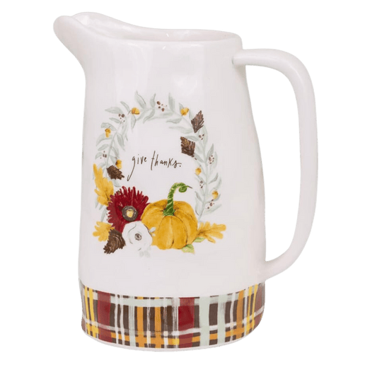 Fall All Over Ceramic Pitcher