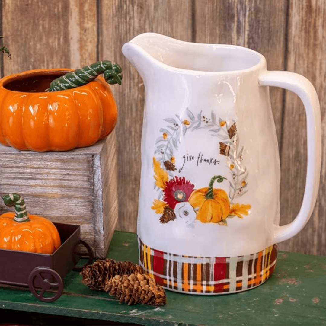 Fall All Over Ceramic Pitcher