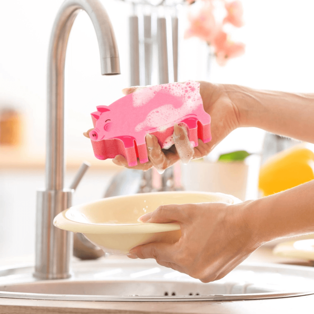 Pink Pigs Sponges