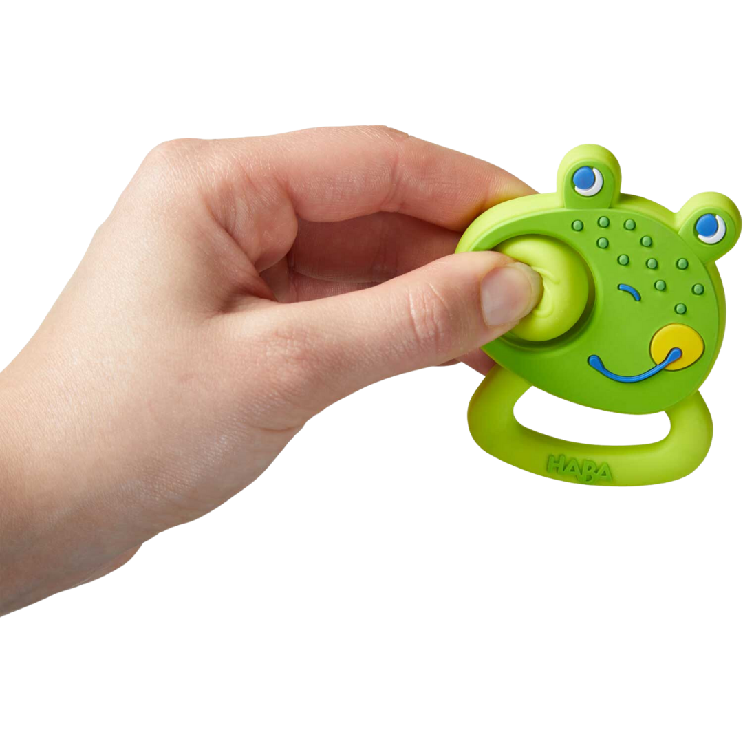 Popping Frog Silicone Teething Toy