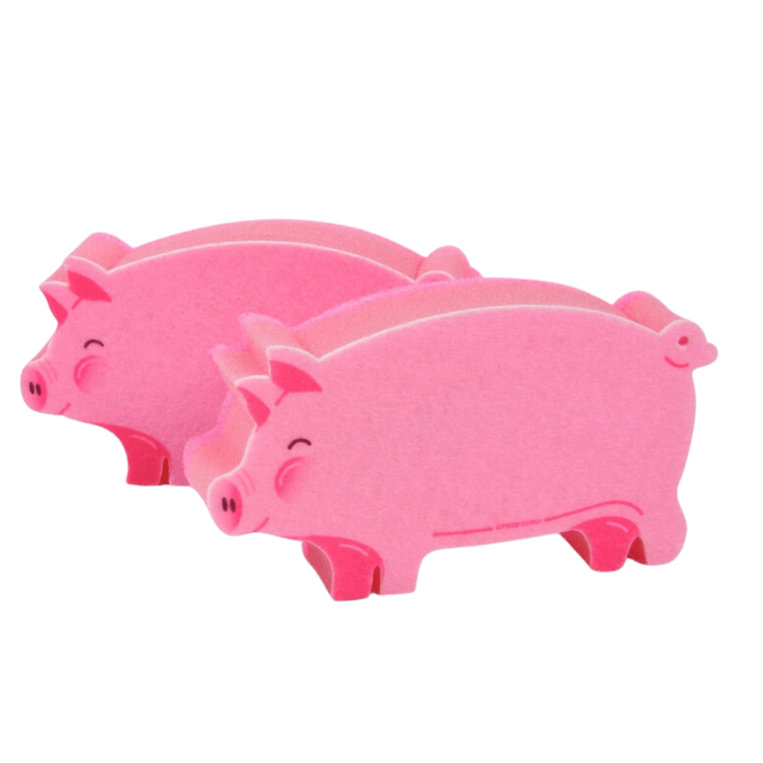 Pink Pigs Sponges