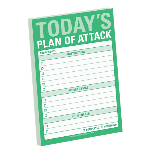 Today's Plan of Attack Stickies