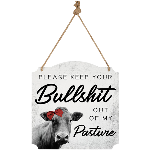 Pasture Metal Wall Sign