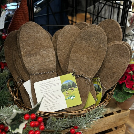 Felted Alpaca Fiber Boot Insert Insole
