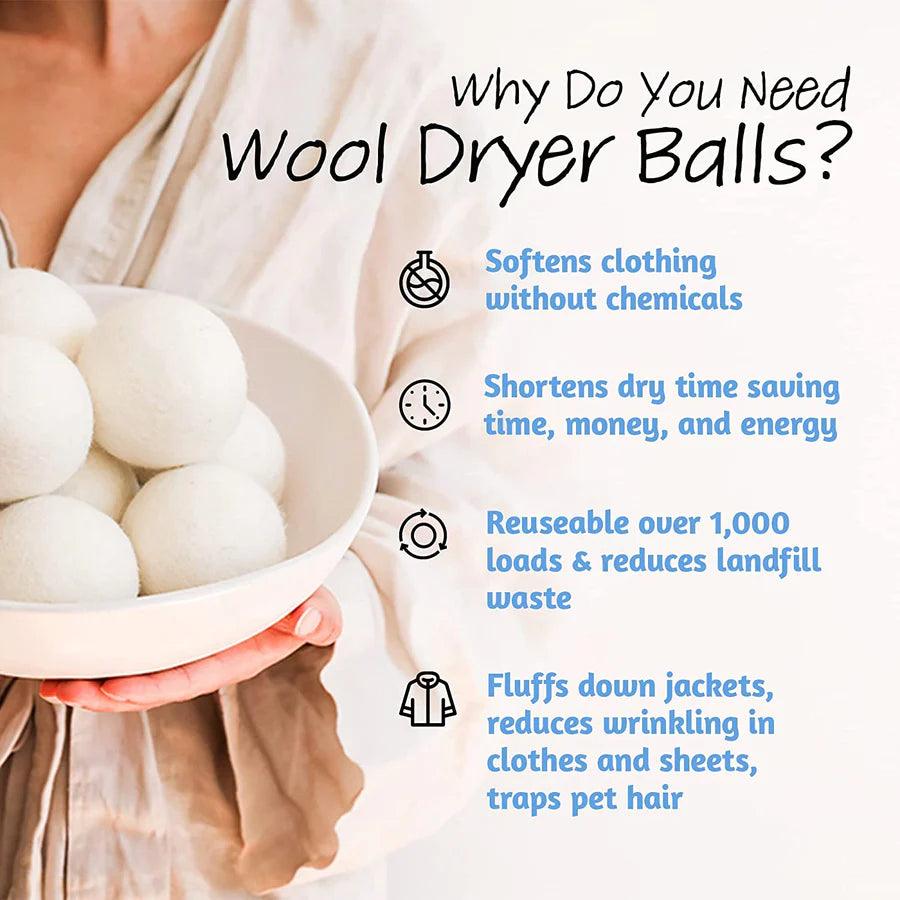 Smiling Sheep Hand Felted Wool Dryer Balls - Gray & White