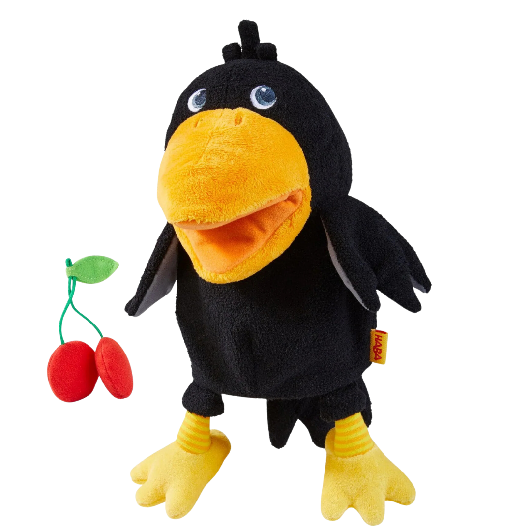 Theo the Raven Glove Puppet