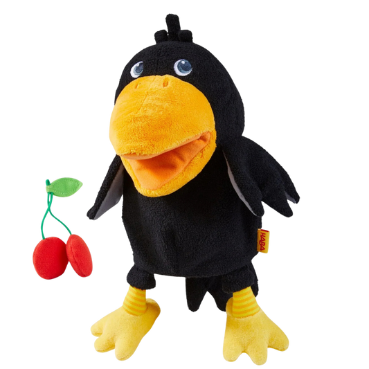 Theo the Raven Glove Puppet