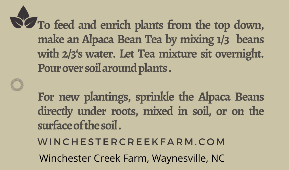 Alpaca Beans For Plants