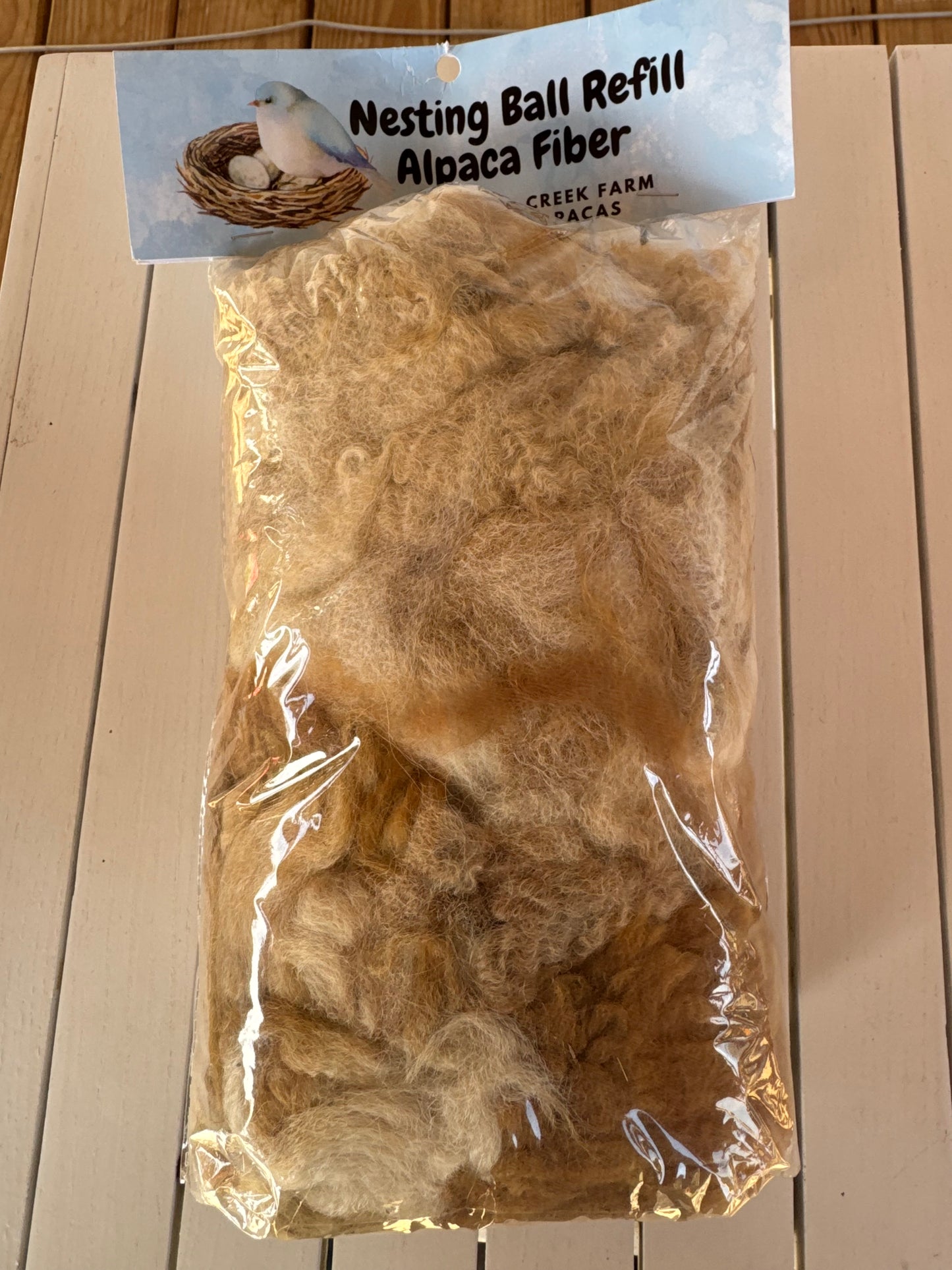 Nesting Ball Alpaca Fiber Refill 5.0 oz Package