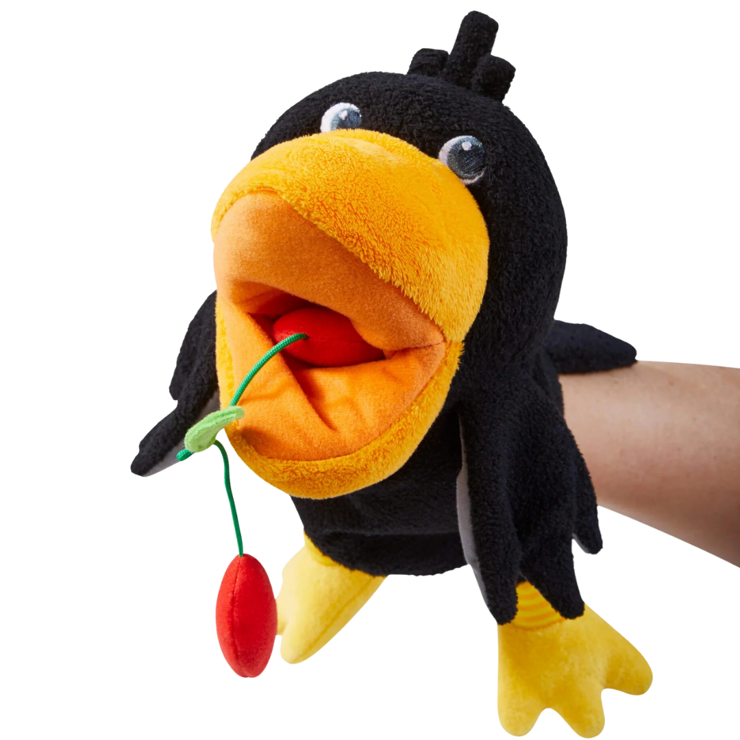 Theo the Raven Glove Puppet