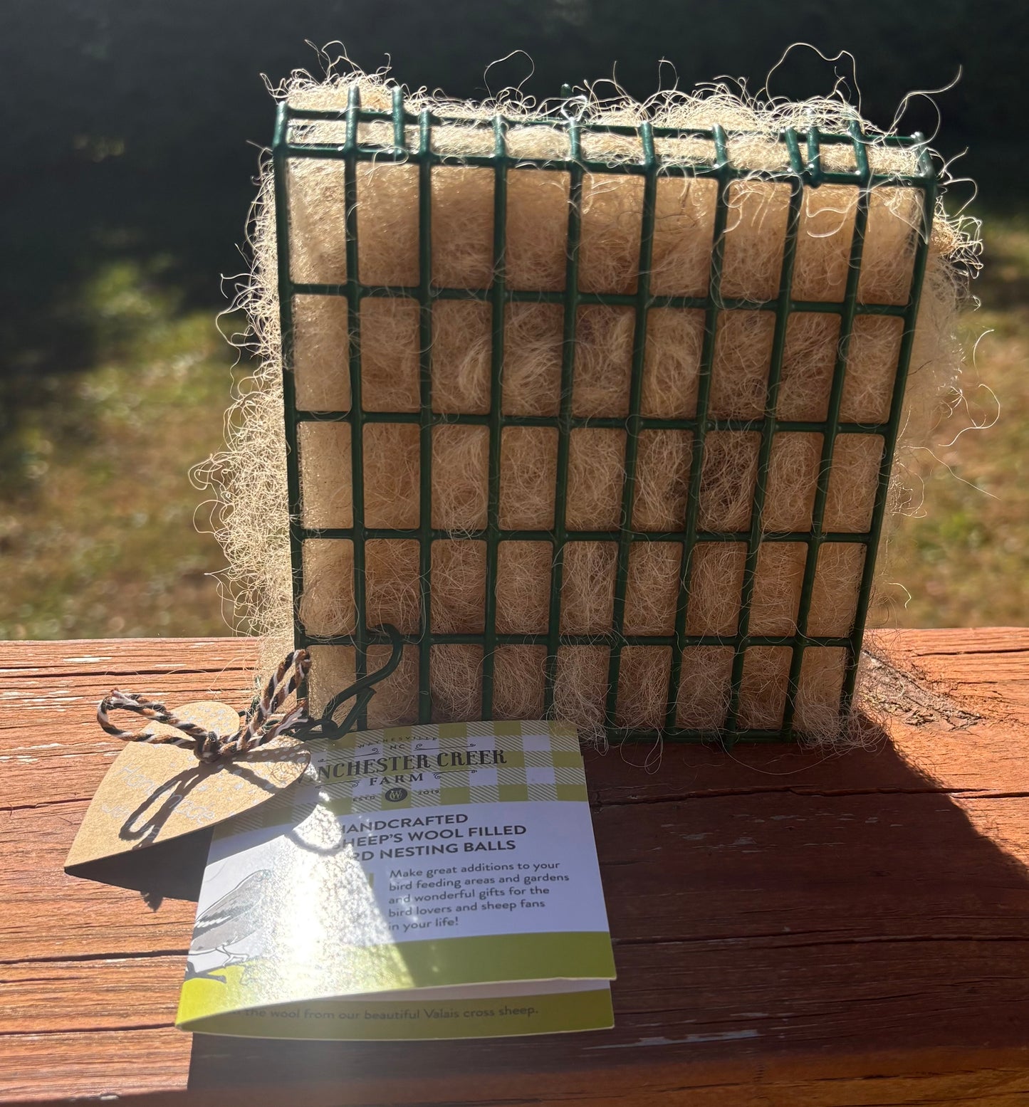 Green Square Alpaca Nesting ball