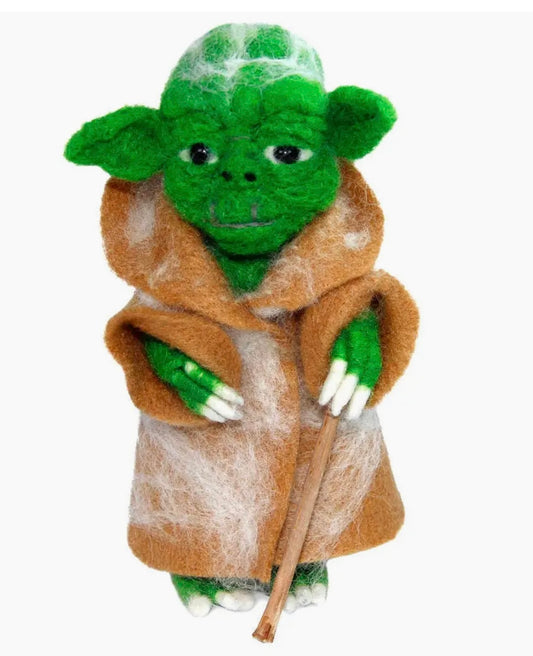 Yopaca Alpaca Felted Yoda