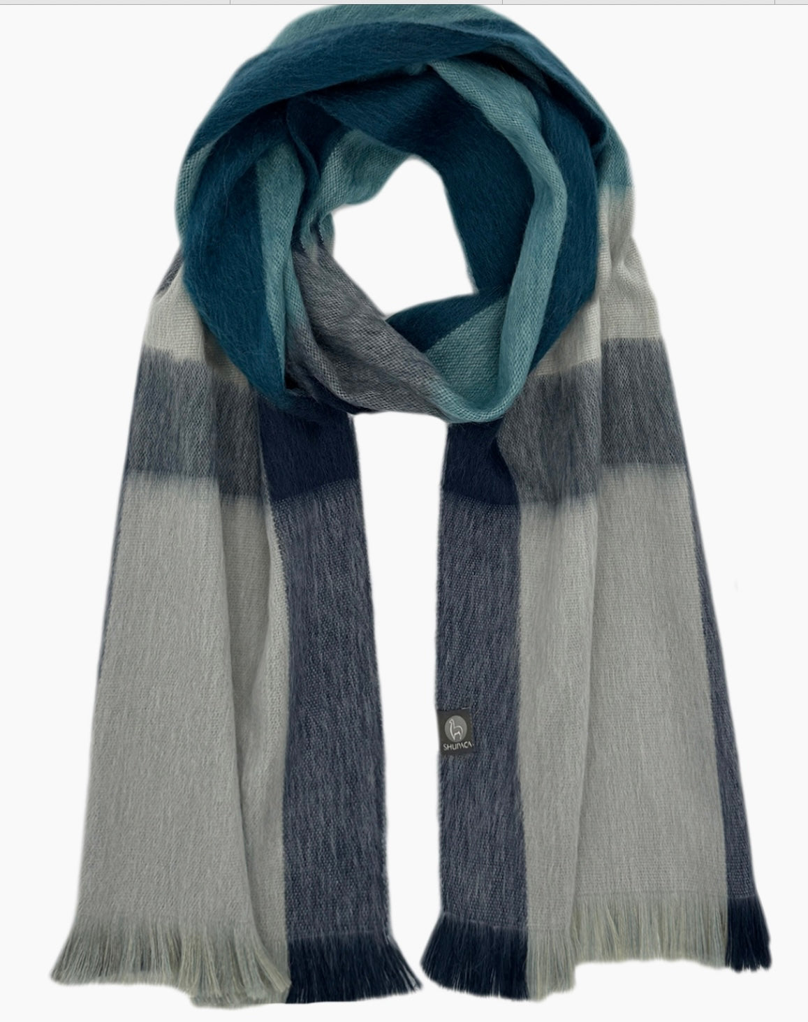 Alpaca Plaid Scarf