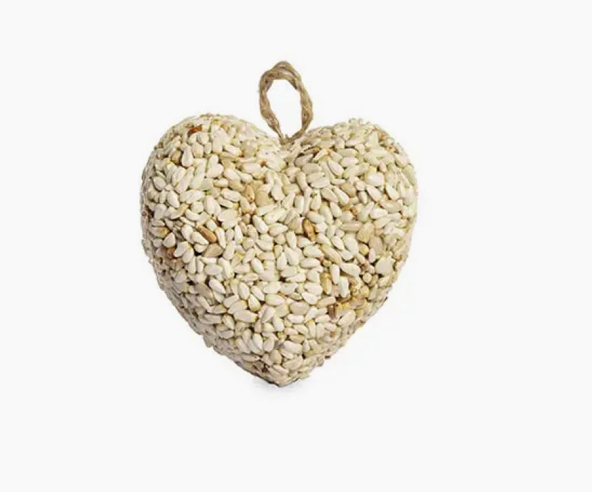 Bird Seed Loveheart Treat For Birds