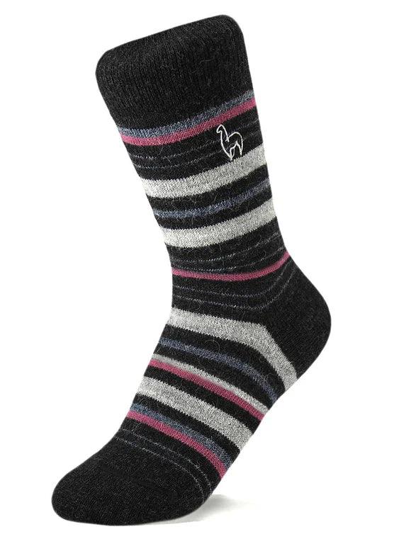 Alpaca Striped Socks