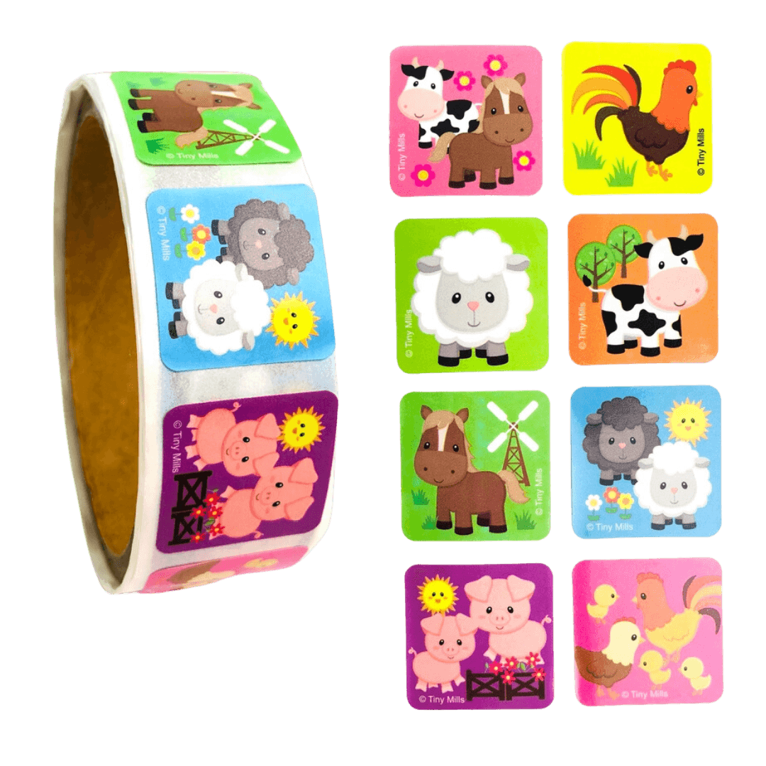 Barnyard Stickers 100 pcs