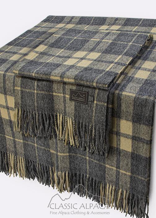 Scottish Alpaca Throw