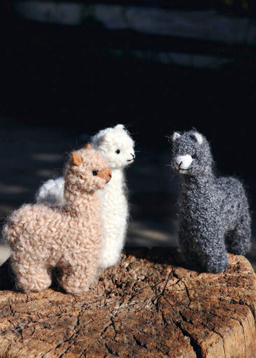 5” Needle Felted Baby Alpaca Plushes