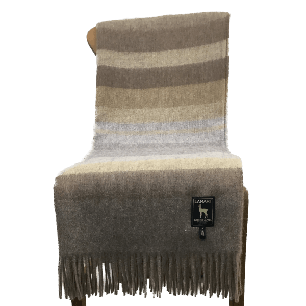Agate Cherokee Alpaca Throw Blanket 72” x 48”