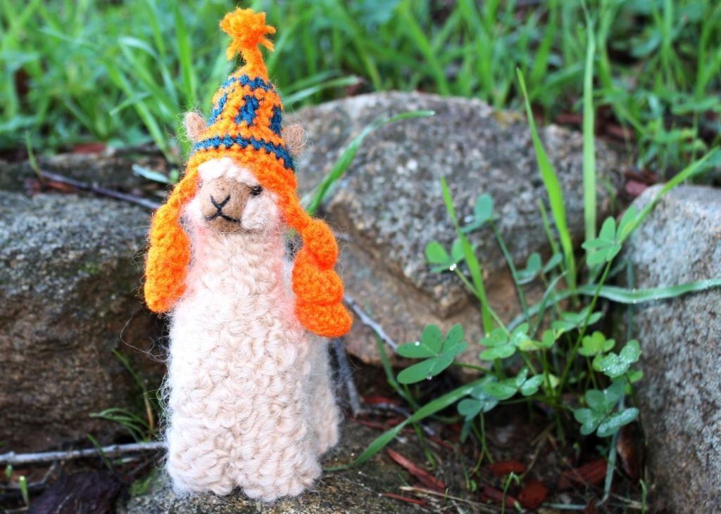 Chullo Hat for Your 5" Alpaca Plush
