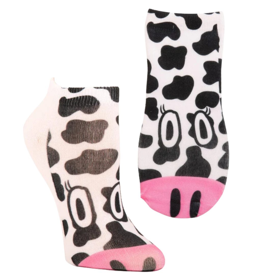 Cow Ankle Socks