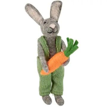 Garden Rabbit Felted Critter