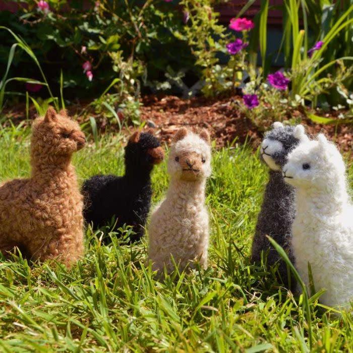 Felted 6” 100% Baby Alpaca