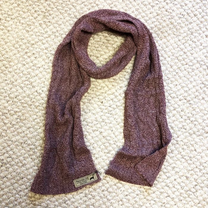 Collegiate Alpaca scarf