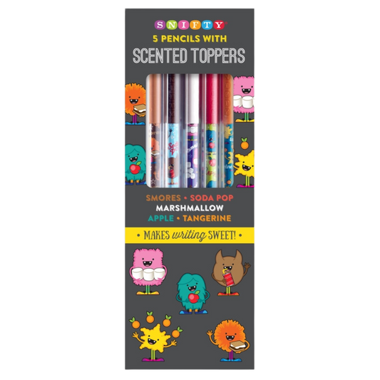 Munchy Monsters Pencil Topper - 5 pack
