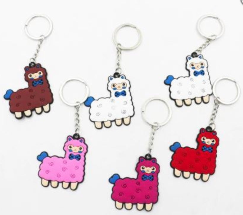Alpaca Tag Key Chain