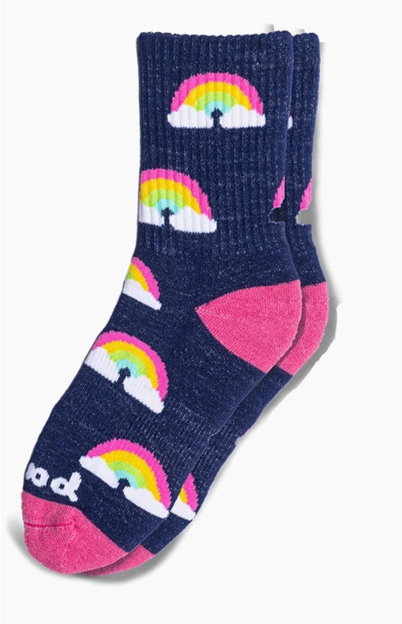 Kid’s Crew Rainbow Pacas Socks