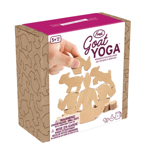 Goat Yoga Wooden Stacking Game