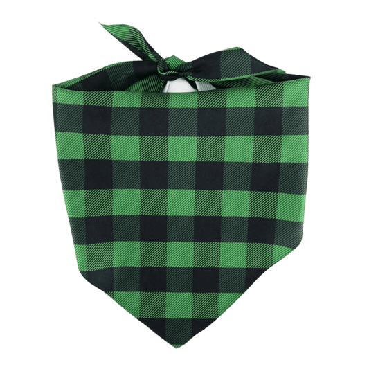 Buffalo Plaid Dog Bandana - Small