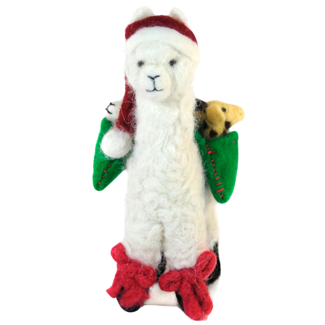 Alpaca Noel Santa