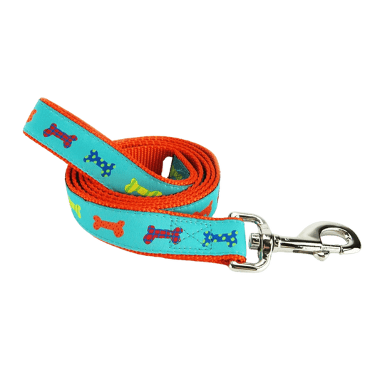 Dog Bones Party Dog Leash Large