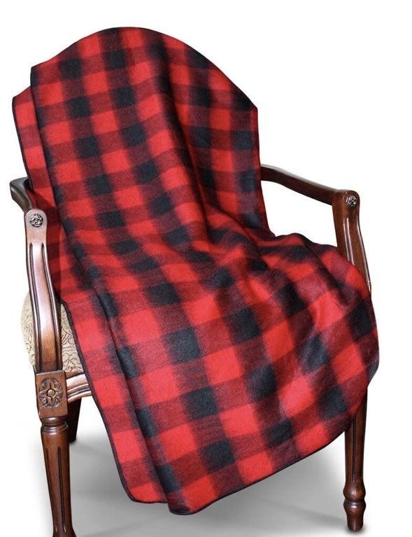 Buffalo Plaid Alpaca Throw 58" x 69"