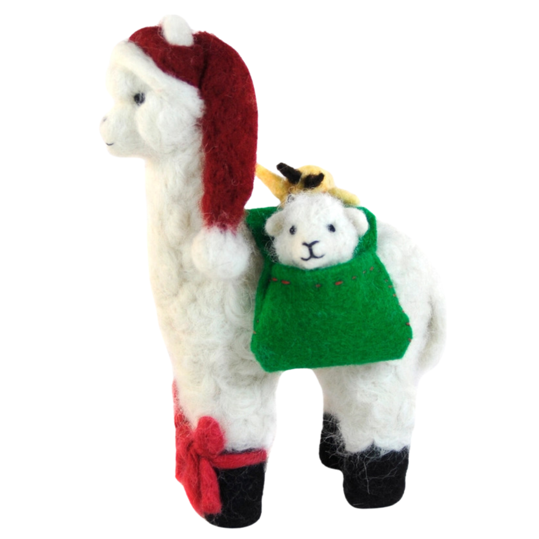 Alpaca Noel Santa