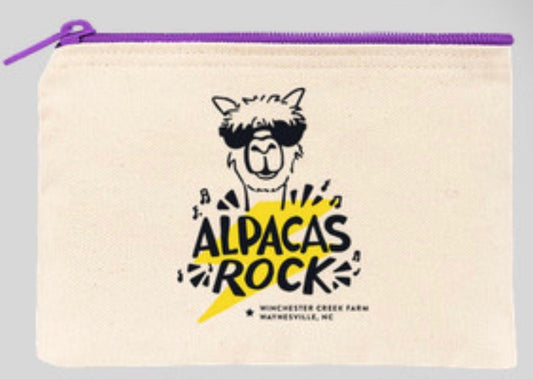 WCF Alpacas Rock Pouch