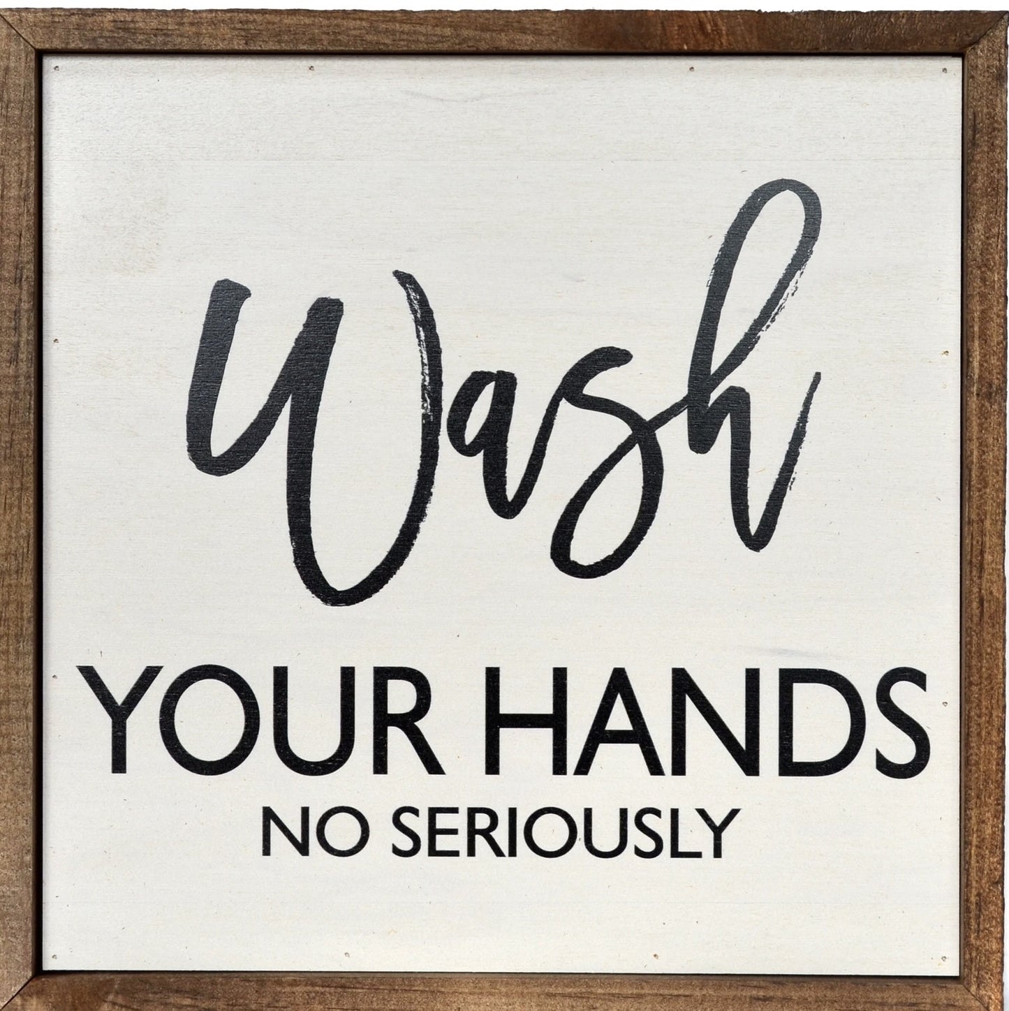 "Wash Your Hands Bathroom" Wall Art