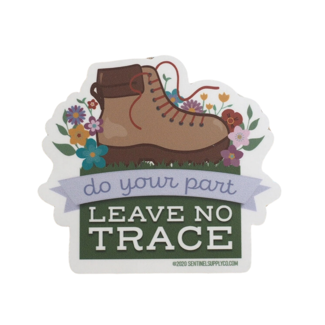 Leave No Trace Hiking & Nature Stickers