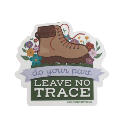 Leave No Trace Hiking & Nature Stickers