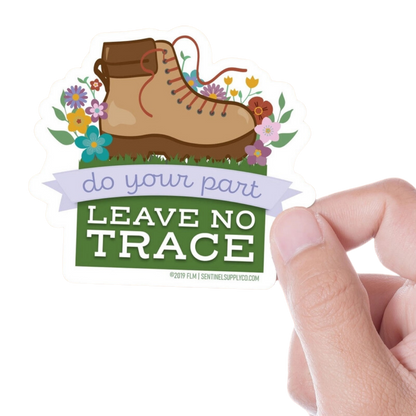 Leave No Trace Hiking & Nature Stickers