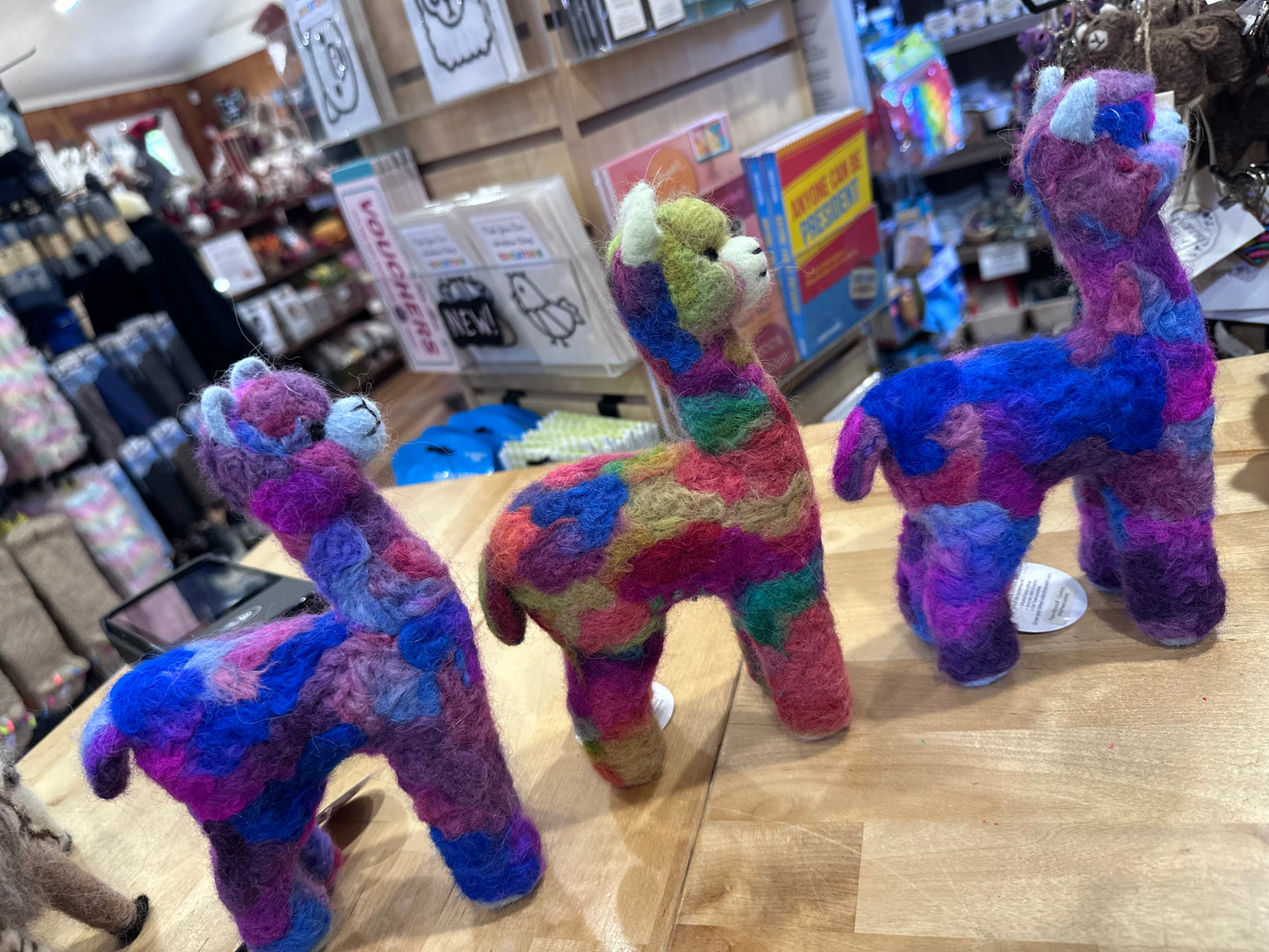 Felted Cool Jazz Alpaca Plush