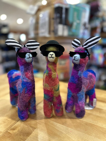 Felted Cool Jazz Alpaca Plush
